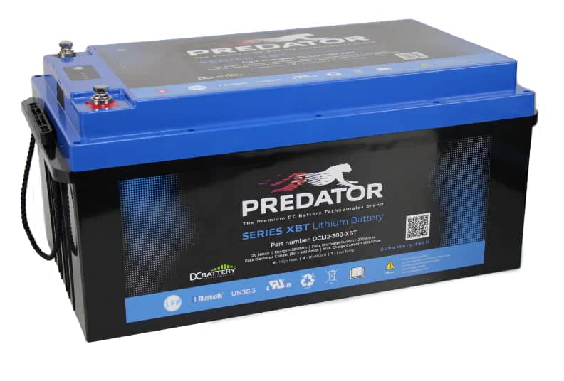 Lithium Battery Predator Bluetooth 12V 300Ah    DCL12-300-XBT