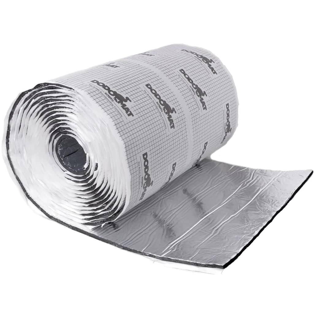 Dodomat Thermo Liner Pro 12mm Roll Closed Cell Foam inc Metallised Film – 6m Roll (3sq.m)