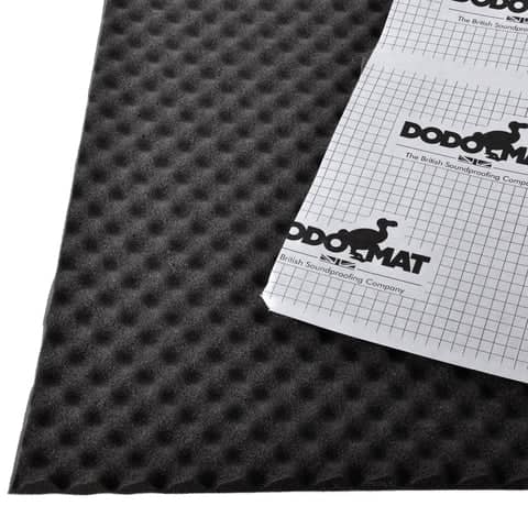 Dodomat Acoustic Liner 15mm Sound Absorbing Memory Foam Sheet – 1000 x 500mm DOD-ACOUSTIC15-SHEET