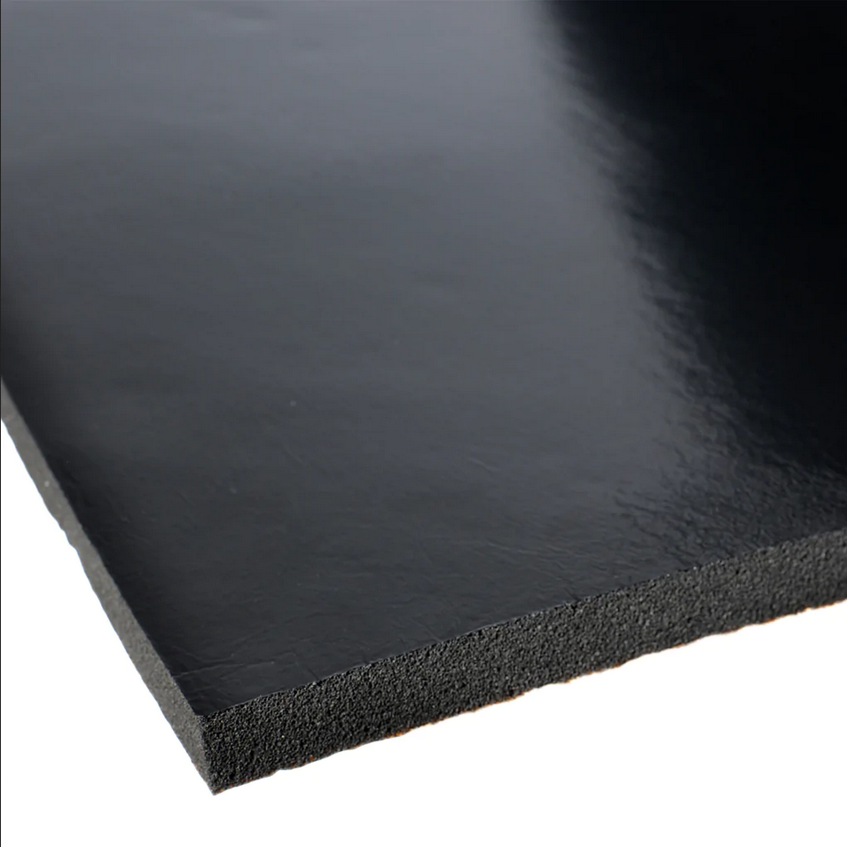 Dodomat Acoustic Liner Pro 20mm Heavy Acoustic Foam Sheet, Black PU Finish – 1000 x 1200mm