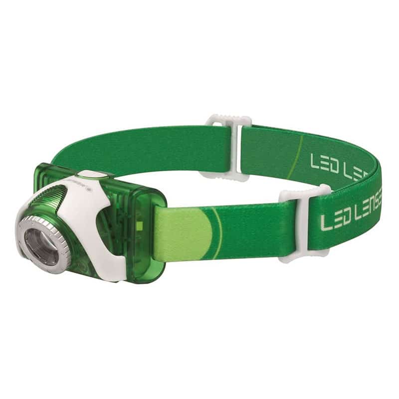 Ledlenser SEO3 Green Rechargeable LED Head Torch   6103