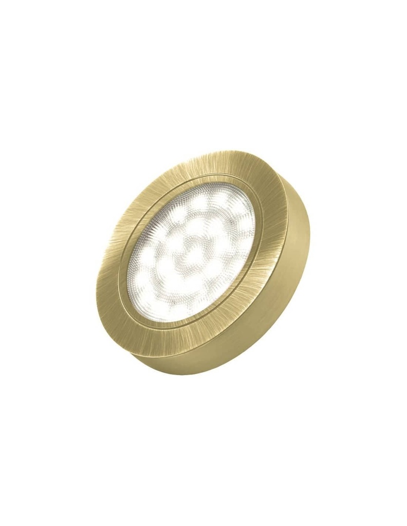 Oval Surface Mount LED Luminaire 2W Gold Warm White 30K   OVAL-2W-ZL-DY-30K-01