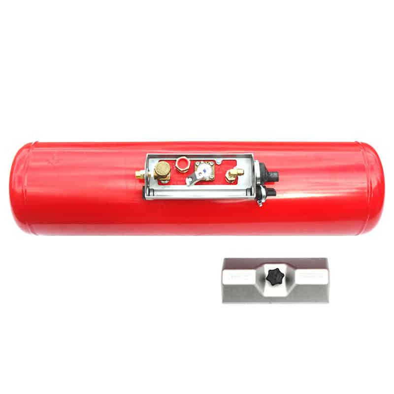 55 Litres Motorhome Gas Tank Only - Ø270mm by 1060mm with set of valves and box - 136.0200