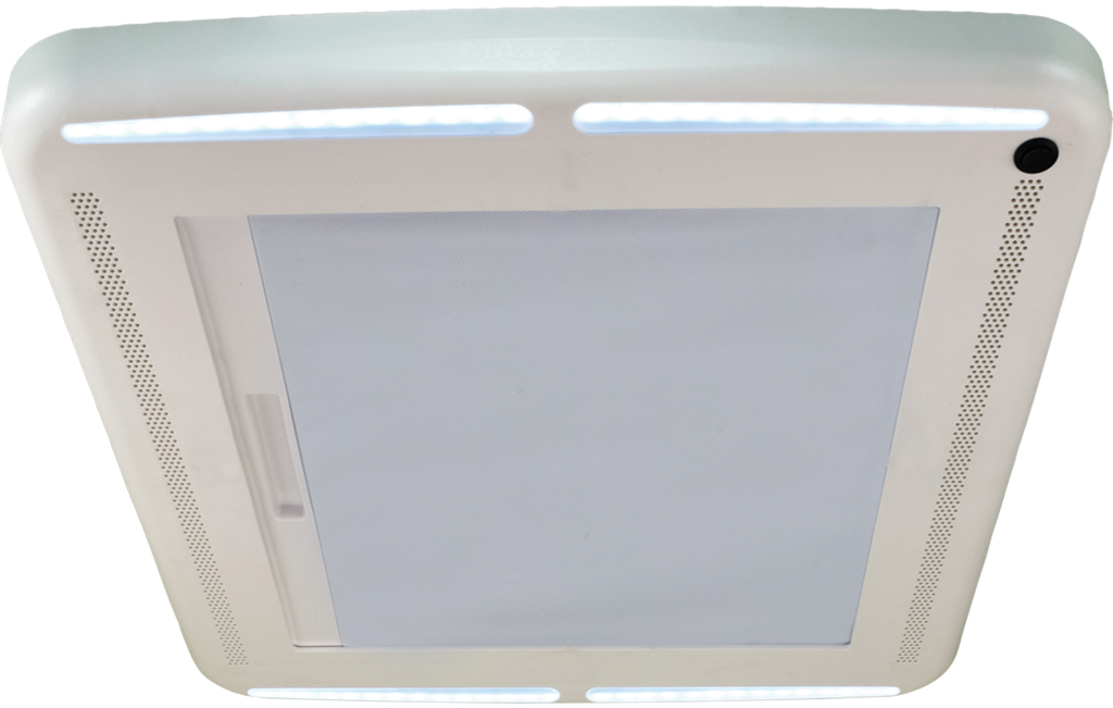 Maxxair - Maxxshade - Blind With LED Light For Maxxfan Vents - 00-3901l