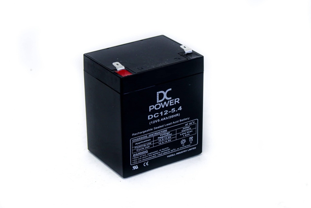 DC12-5.4 12v 5.4AH VRLA Battery