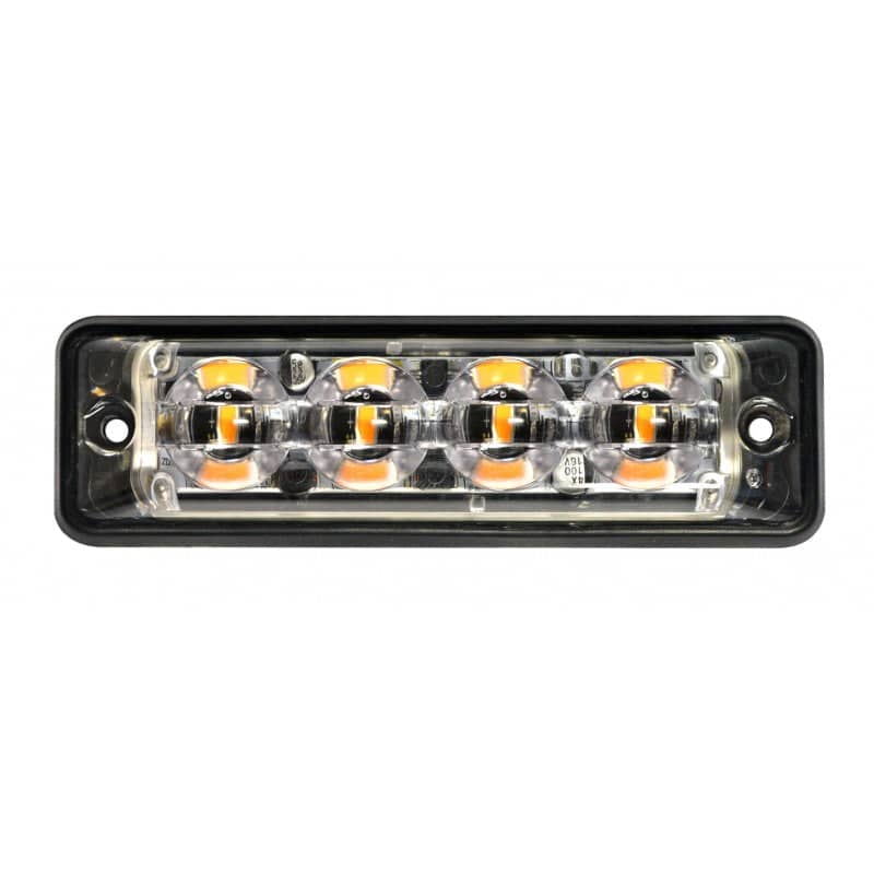 R65 Super-Slim Amber Warning Lamp - 4-LED SSLED4DVAR65