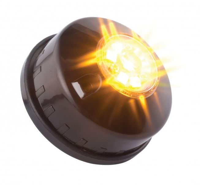 Amber Hideaway LED Warning Lamp - HALED6DVA