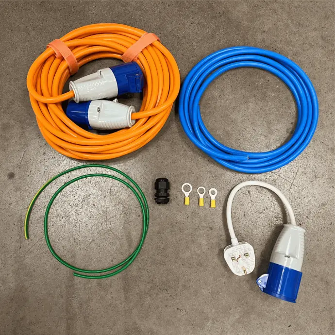 Complete Mains Hook up Wiring Kit