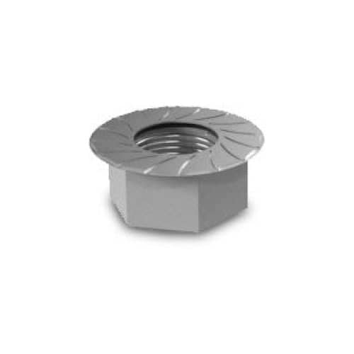 K2 M10 Serrated Flange Nut  -  1000042