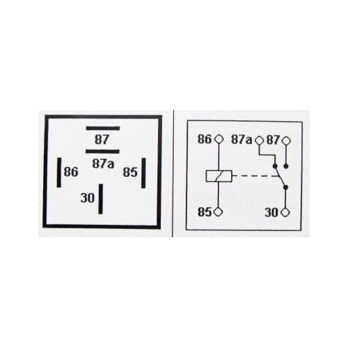 Relay 5-pin 12v 40A Changeover  -  RY16