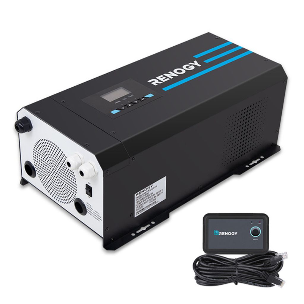 Dealer-3000W 12V Pure Sine Wave Inverter Charger w/ LCD - R-INVT-PCL1-30123S-UKD