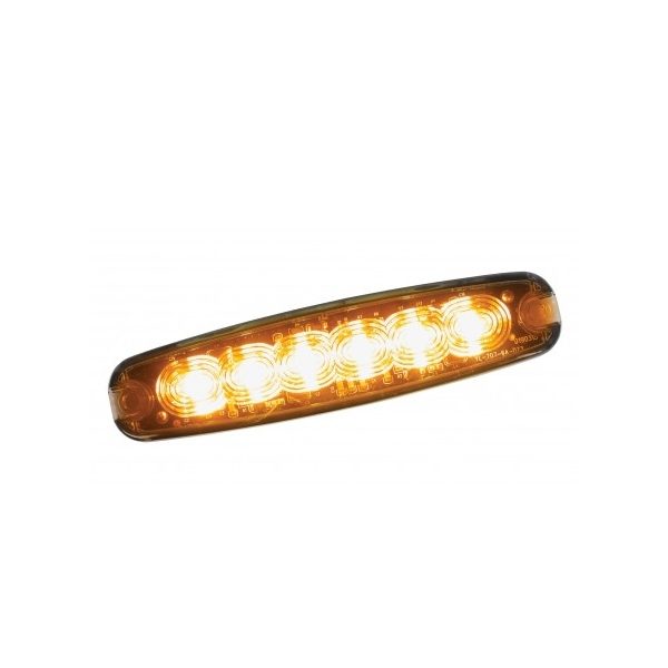 Guardian Automotive Amber LED Low Profile Warning Light  -  LED26A