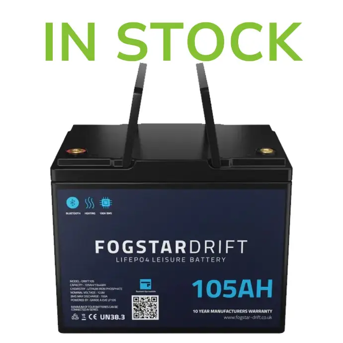 Fogstar Drift 12v 105Ah Lithium Leisure Battery