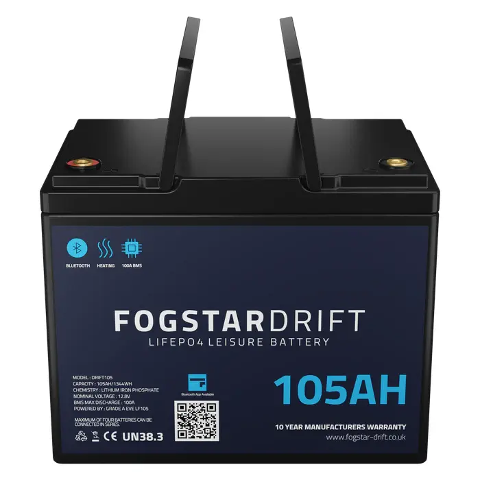 Fogstar Drift 12v 105Ah Lithium Leisure Battery