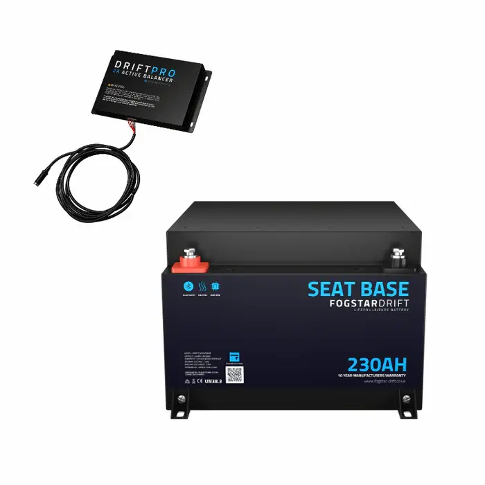 ** Fogstar SEAT BASE 12v 230Ah Lithium Leisure Battery ( With Active Balancer )