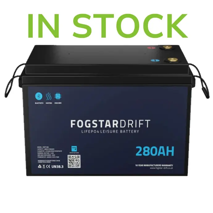 Fogstar Drift 12v 280Ah Lithium Leisure Battery