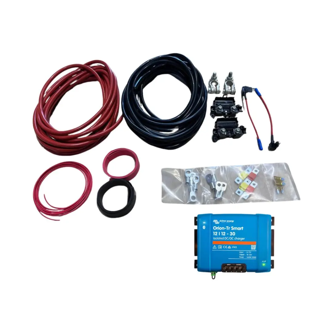 Victron Orion-Tr Smart DC-DC charger 12/12-30A ( 360W ) Isolated + Complete Wiring Kit 5M