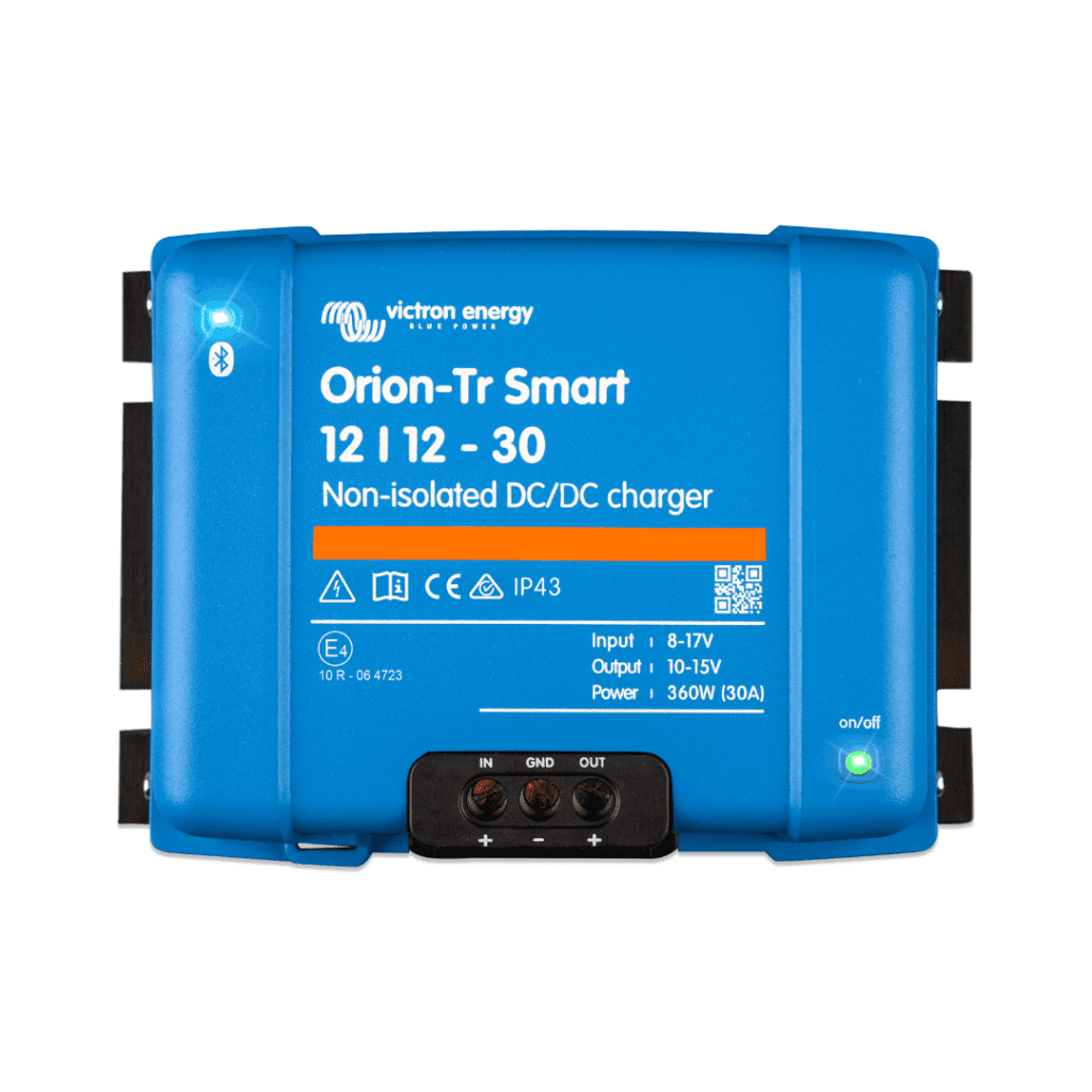 Victron Orion-Tr Smart DC-DC charger 12/12-30A ( 360W ) Non-isolated + Complete Wiring Kit 5M