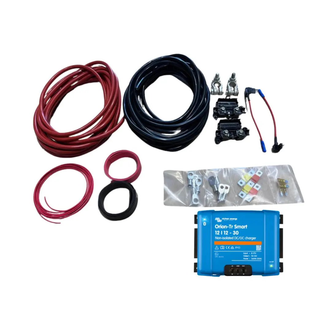 Victron Orion-Tr Smart DC-DC charger 12/12-30A ( 360W ) Non-isolated + Complete Wiring Kit 5M