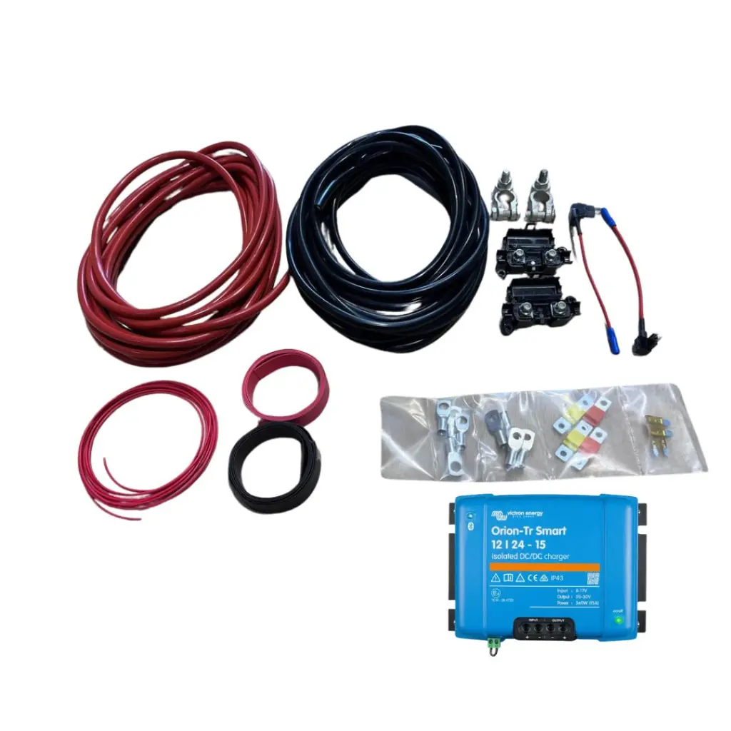 Victron Orion-Tr Smart DC-DC charger 12/24-15A ( 360W ) Isolated Wiring Kit 5M