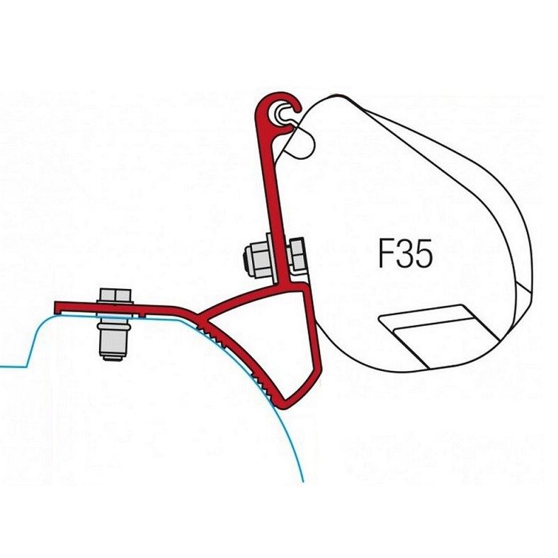 Fiamma F35 awning brackets – Renault Trafic/Vivaro/NV300/Talento (After 2015)