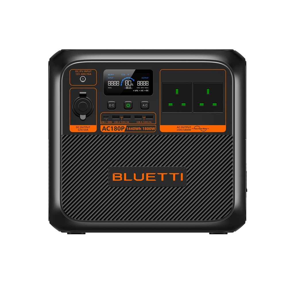 BLUETTI AC180P Portable Power Station 1800W 1152-1440Wh  AC180P