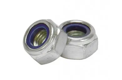 Nylon Locking Nuts 5mm (M5) Bzp - NUT20