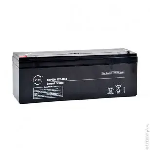 Sealed lead acid battery 12V 4Ah F4.8 - AMP9066