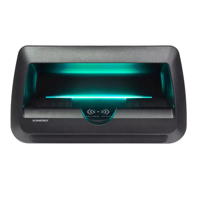 Scanstrut Waterproof Wireless Charger - Cove LED 3 Coil 15W phone charging pocket 12/24V SC-CW-10GT