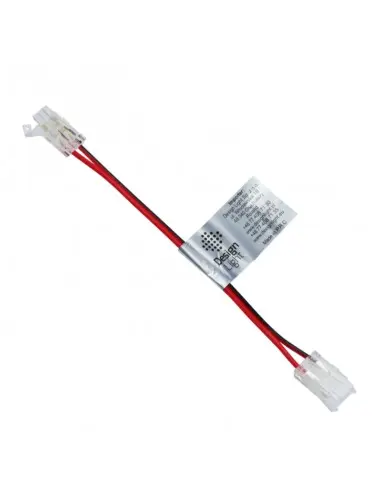 2 Transparent connectors 10cm cable for COB LED 8mm strips, 12-24V 3A MO-LF08-0,1M-COB-2Z-01