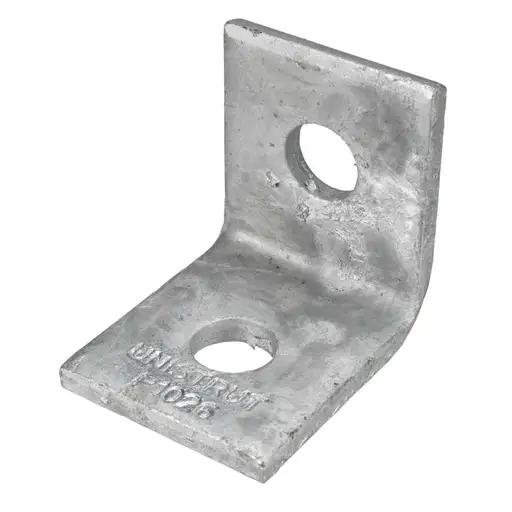 2 Hole Unistrut Angle Bracket 47mm x 50mm