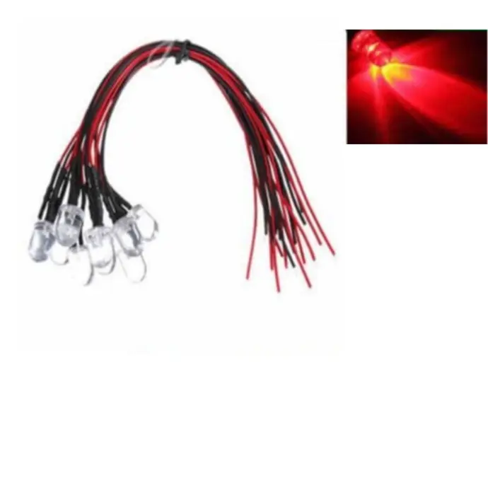 Pre-wired LED Light (Red)