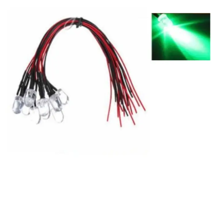 Pre-wired LED Light (Green)