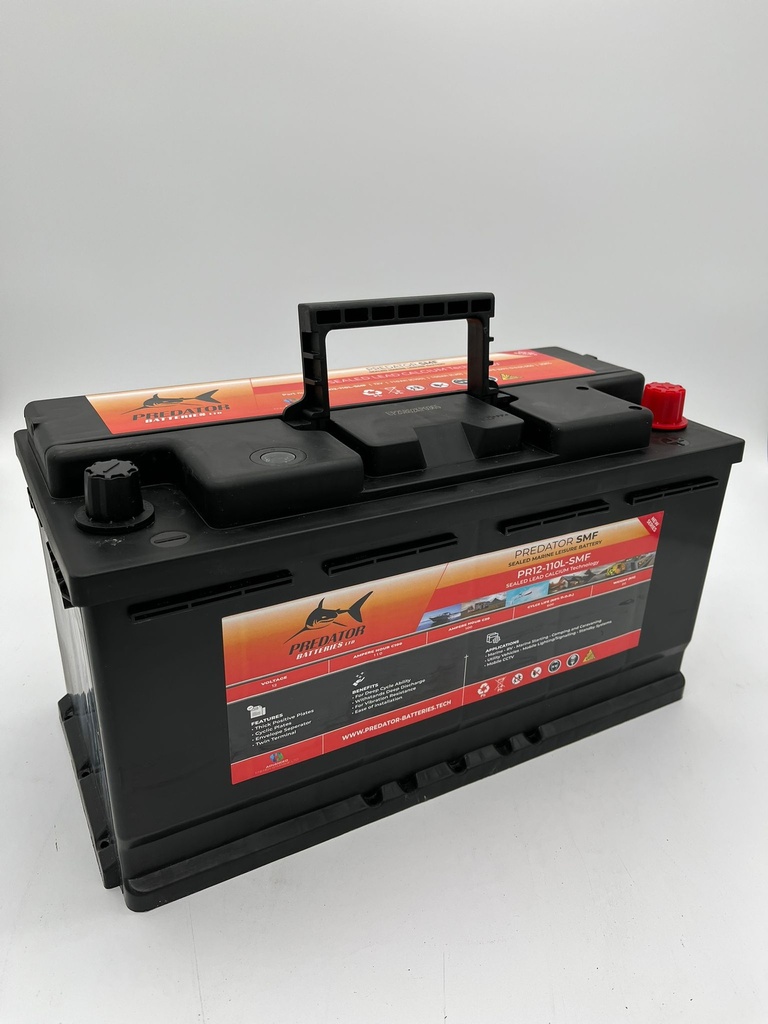Predator 100Ah Low Box Leisure Battery (XV110) PR12-110L-SMF