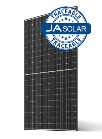 JA Solar 530W N-type Bifacial Double Glass LB Black Frame MC4 - JAM60D-42-530-LB-BF