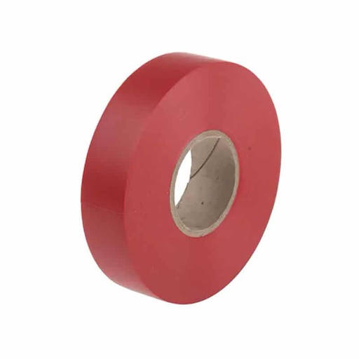 [100110] PVC Tape 19mm x 20m Red    T1-RED