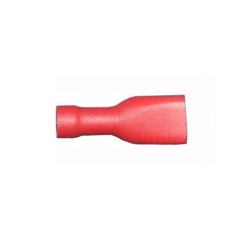 [100111] Red Female Spade 6.3mm/0.8mm F/Insulated Single Unit   WT10