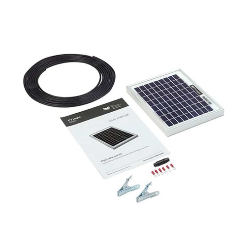 [100420] 5W Solar Panel Kit (inc.cable, clips & fuse)   STP005