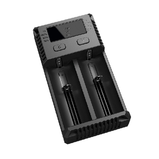 [100524] NITECORE I2 UK Li-Ion/NiMH Charger 2 Batteries - CEL9046UK