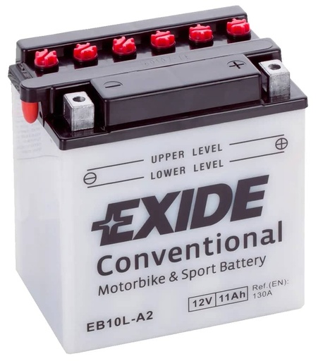 [101355] Exide EB10L-A2 12V Motorcycle Battery ( YB10L-A2 ) 11Ah 130cca   EB10L-A2