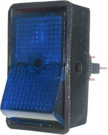 [101852] Large Rocker Switch 16A Blue  -  SH18