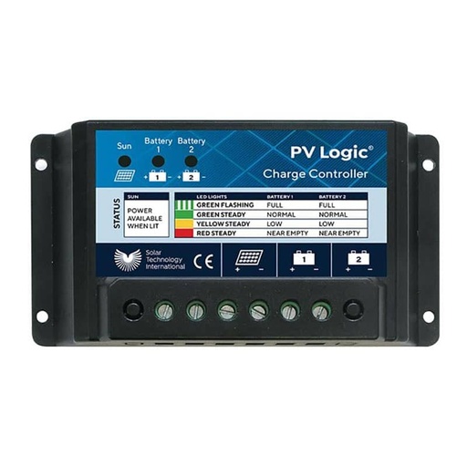 [102041] 10AH PWM Charge Controller Dual Battery   STCC10