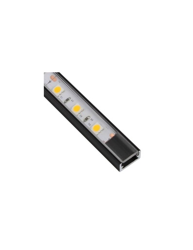 [102110] LED Profile LINE MINI 2m ( Black/Transparent )   PROFIL-LINEM-TR-2M-C