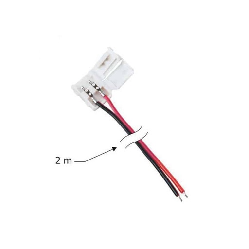 [102512] Micro Connector for 10mm Tape/2M Cable    MO-LF10-2M-D1