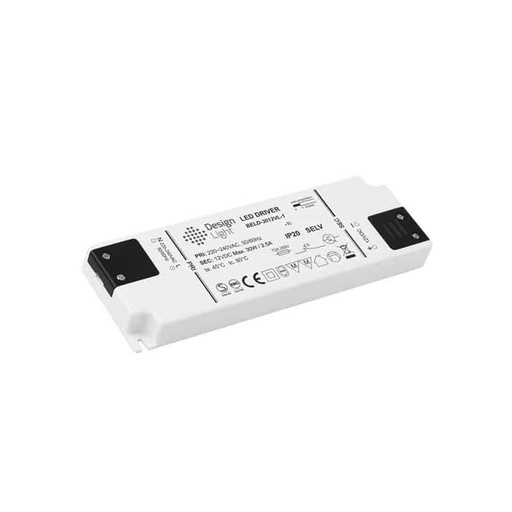 [102569] LED Driver Flat 12v 30W ( No Cables )    TRA-F-30W-T-02