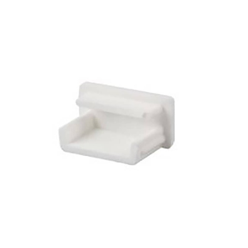 [102574] End cap LINE MINI ( White )    OP2-ZASL-7X14-BI