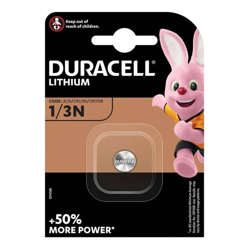 [102804] Duracell DL1/3N 3V Lithium    S425