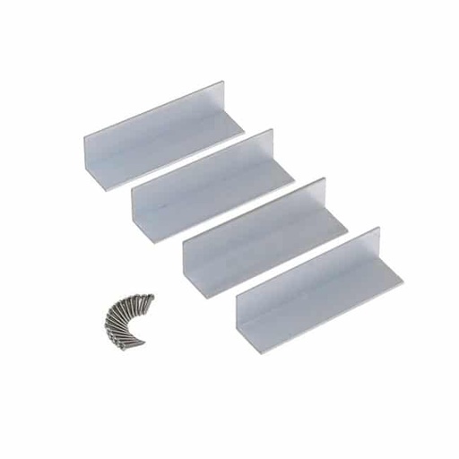 [103092] L Bracket Fitting Kit Aluminium   FKA08