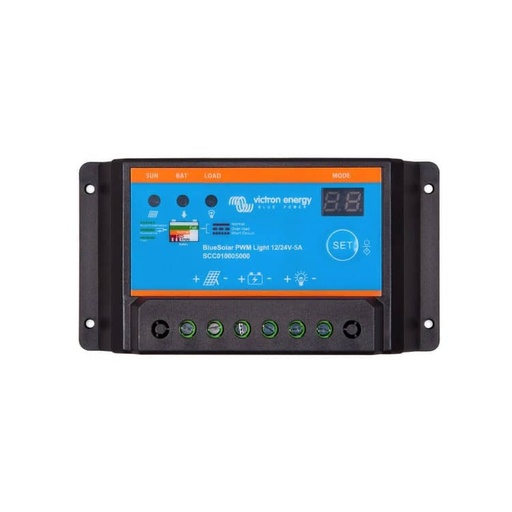 [103138] Victron BlueSolar PWM-Light Charge Controller 12/24V-5A   SCC010005000