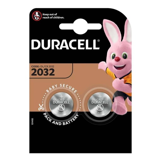 [103650] Duracell CR2032 ( 2 Pk )    CR2032DURB2 S5737